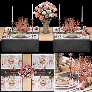 3D table setting
