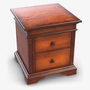 night bedside table 3D