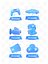 c4d Frosted glass texture icon