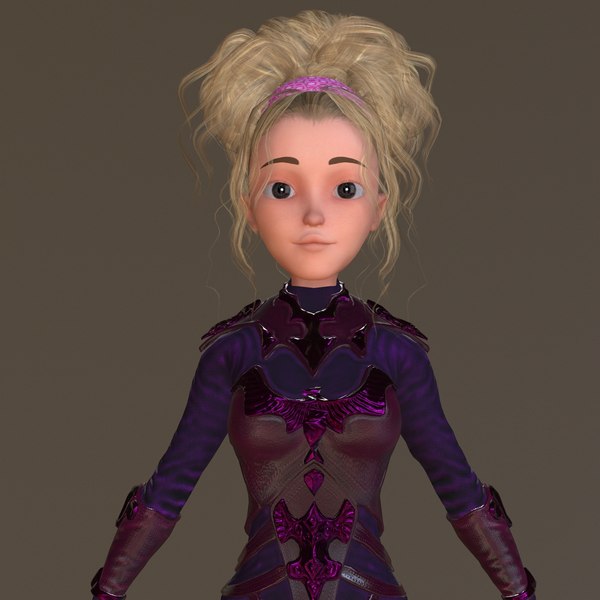 3D realistic female