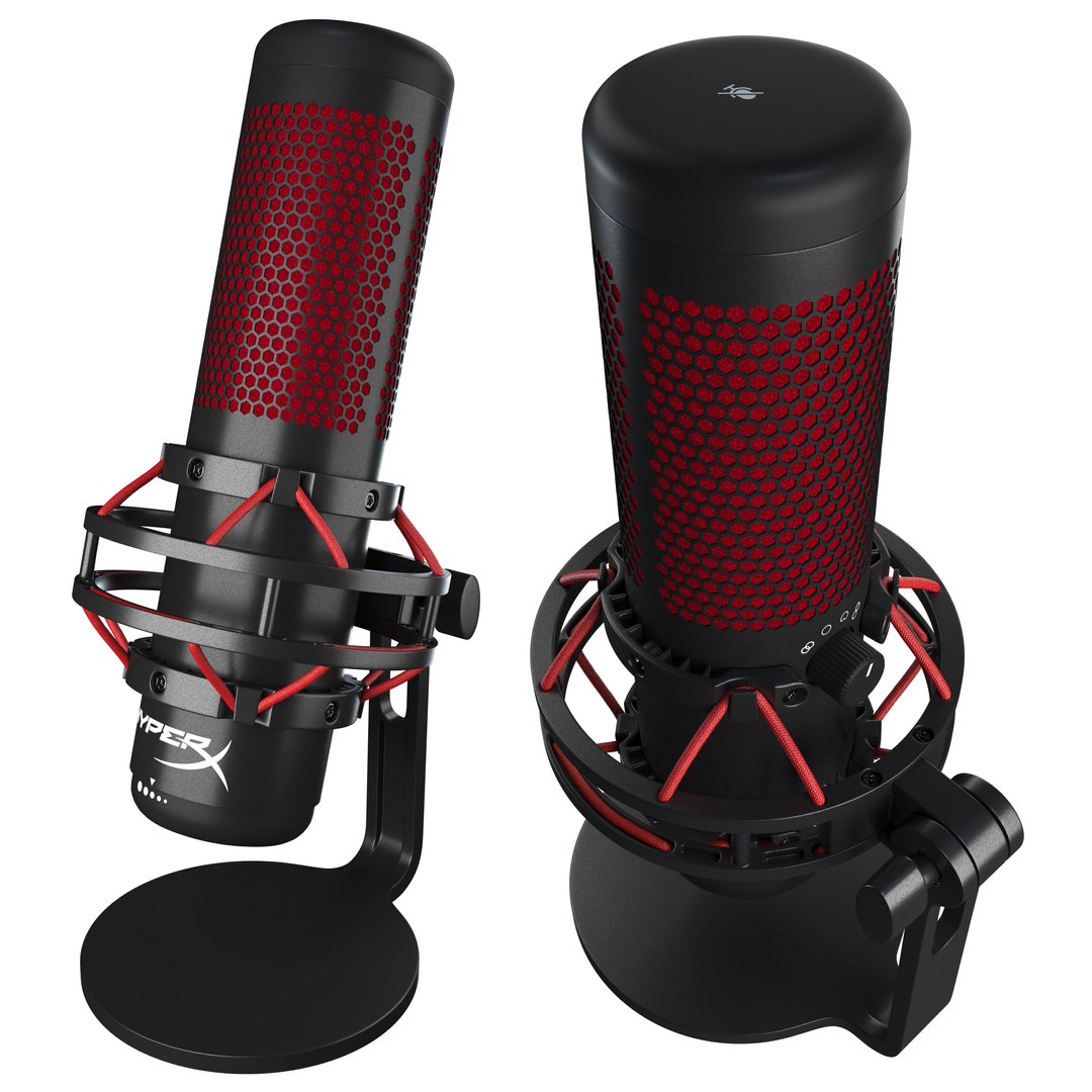 Quadcast microphone desktop 3D - TurboSquid 1634852