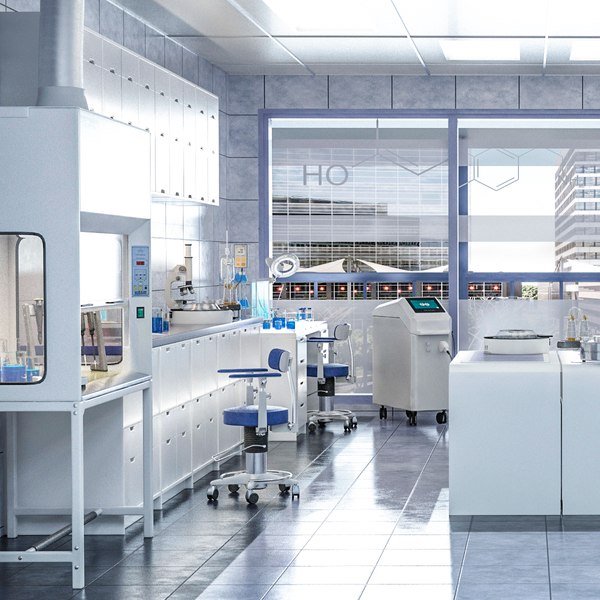 3D New Laboratory - TurboSquid 1815582