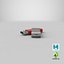 Promotional USB Stick Mockup 03 Red Open