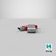 Promotional USB Stick Mockup 03 Red Open