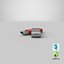 Promotional USB Stick Mockup 03 Red Open