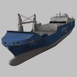 real-time ro-ro cargo 3D model