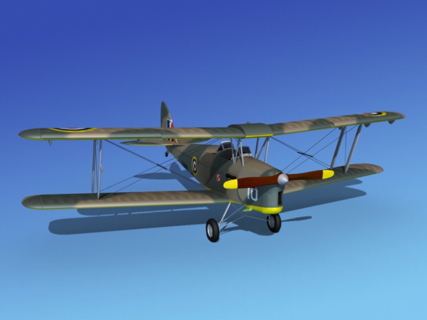 Tiger Moth 3d Dxf