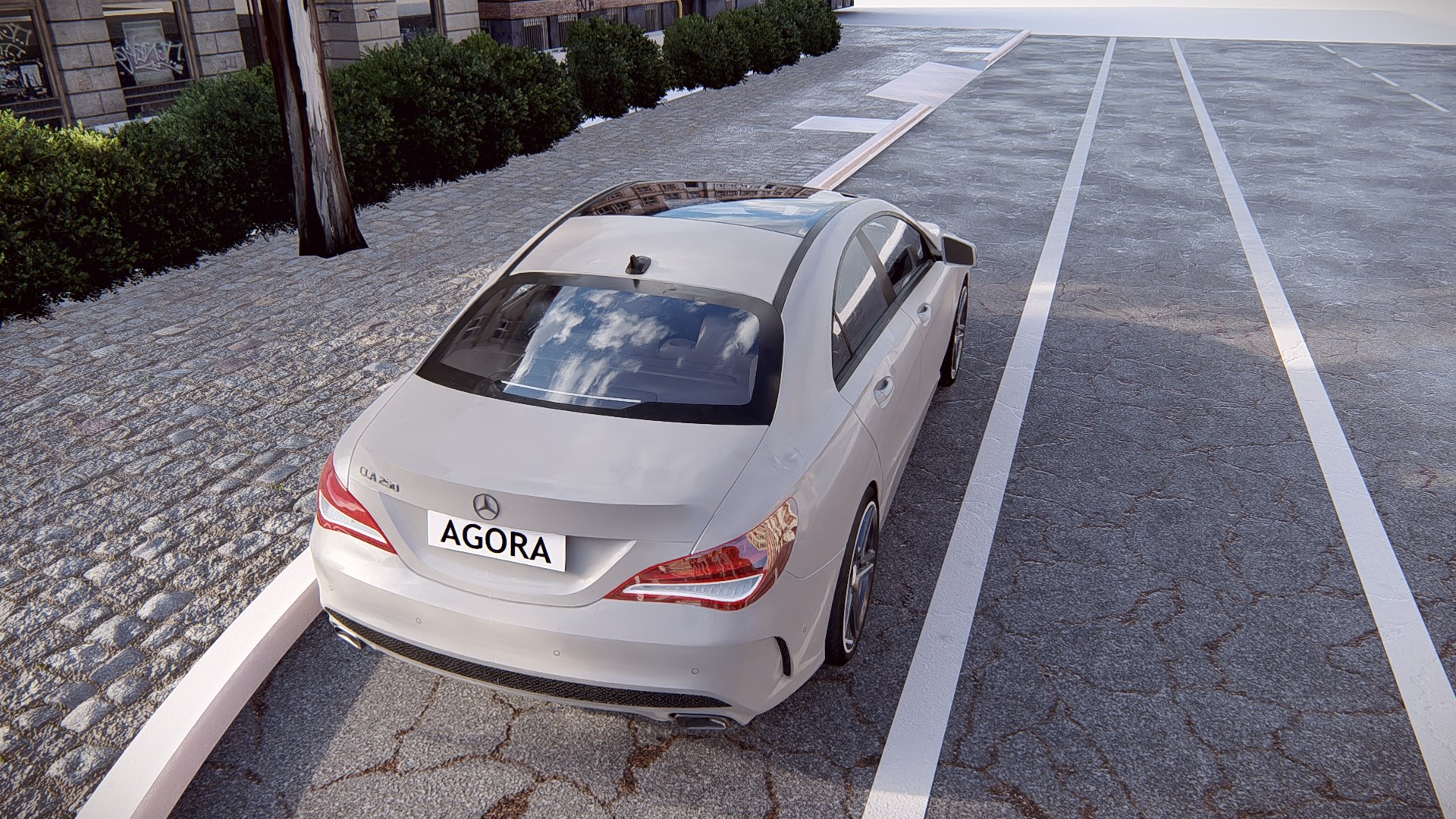 3D High-Quality Car - Mercedes CLA model - TurboSquid 2174196