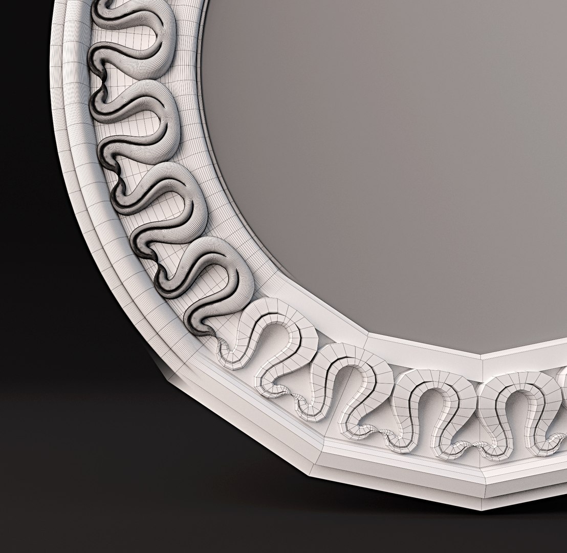 3d Model Classic Mirrror 1