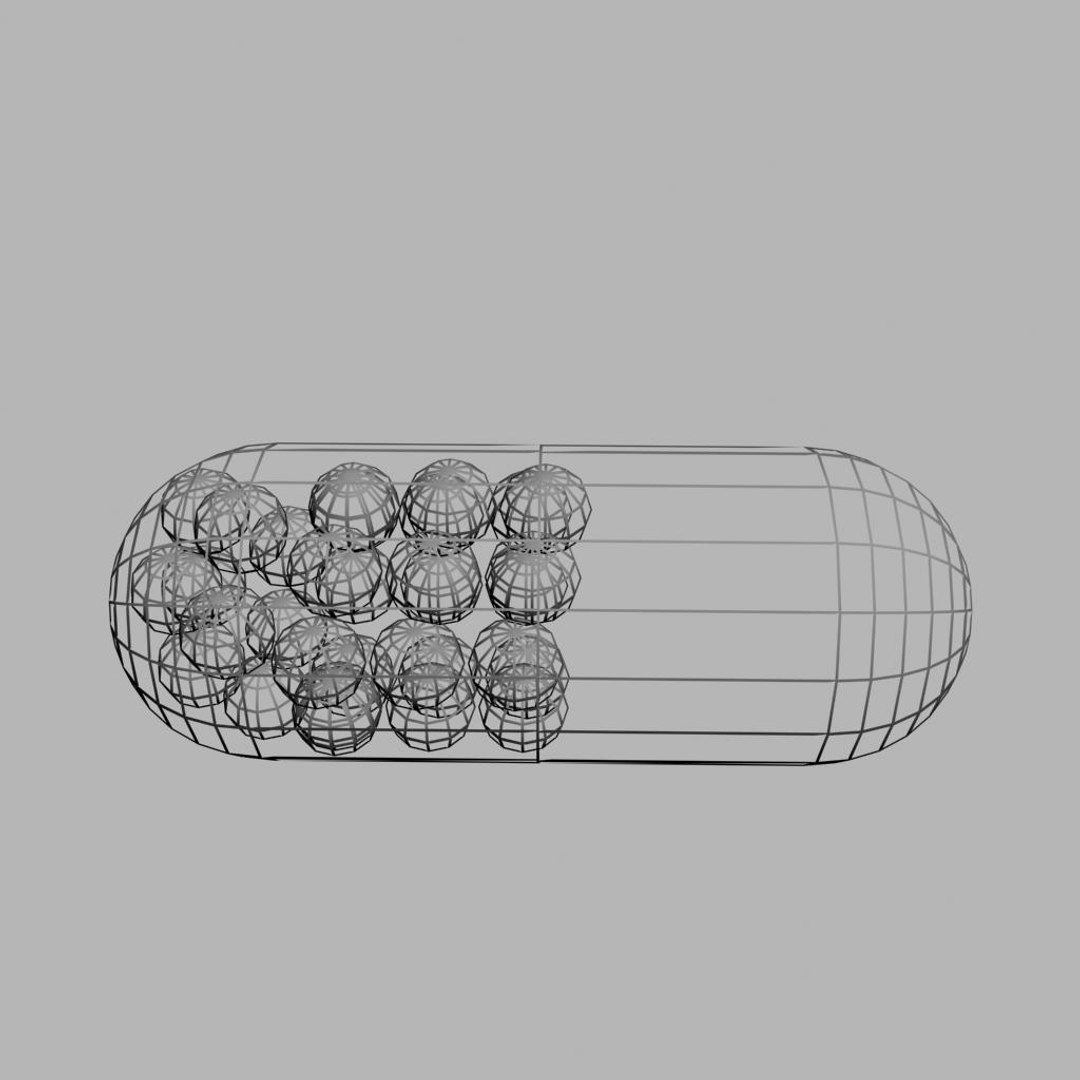 3d damnitol bottle pill
