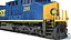 3D locomotive csx canadian