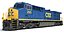 3D locomotive csx canadian