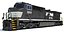 3D locomotive csx canadian