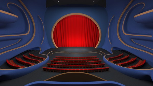 modelo 3d Interior del teatro moderno - TurboSquid 1794445