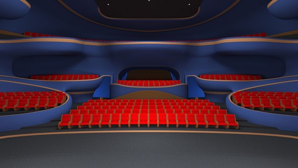 modelo 3d Interior del teatro moderno - TurboSquid 1794445