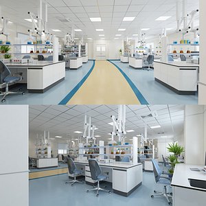 laboratory science lab 3D model