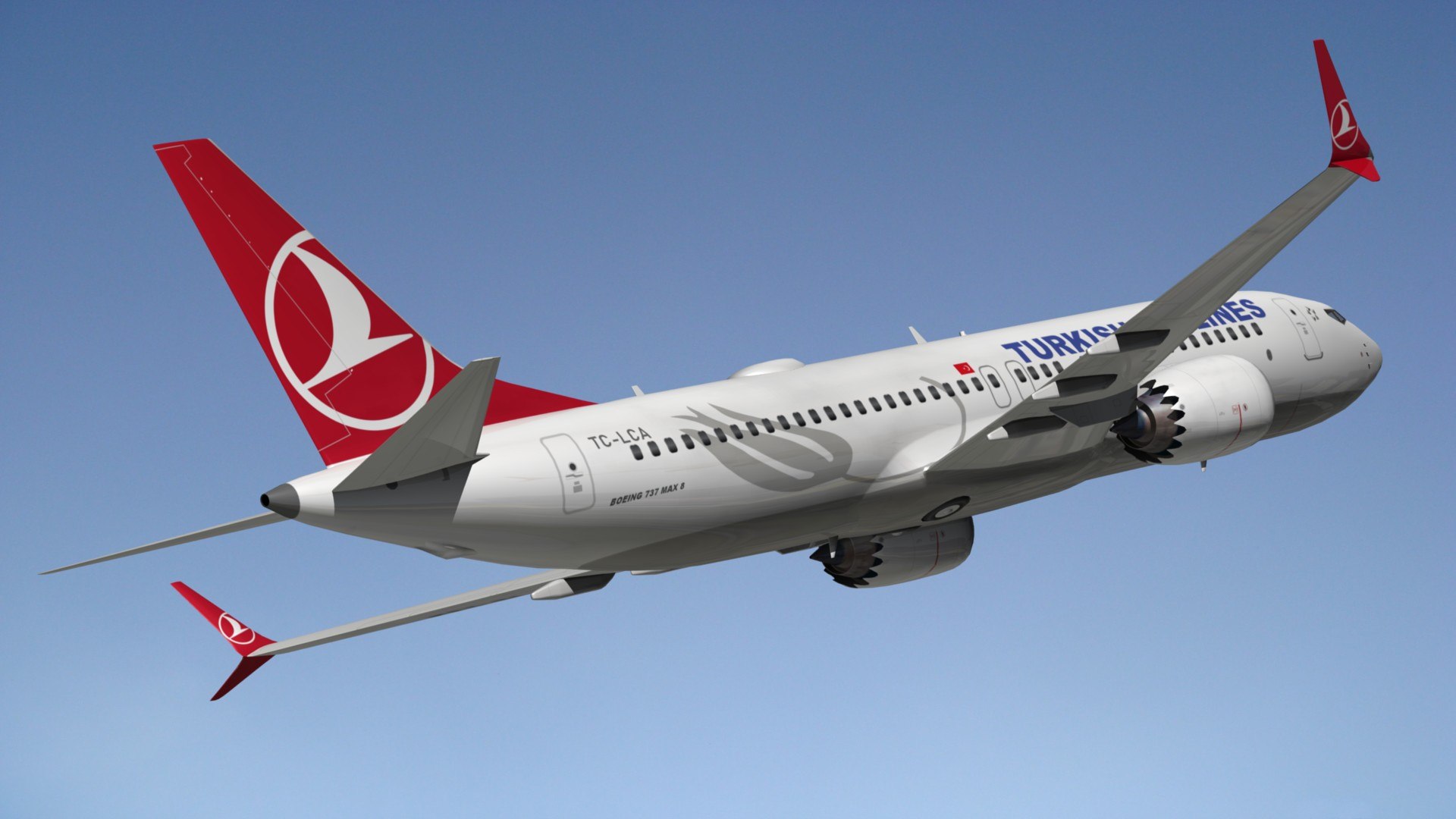 Boeing 737 Turkish 3D Model - TurboSquid 1661123