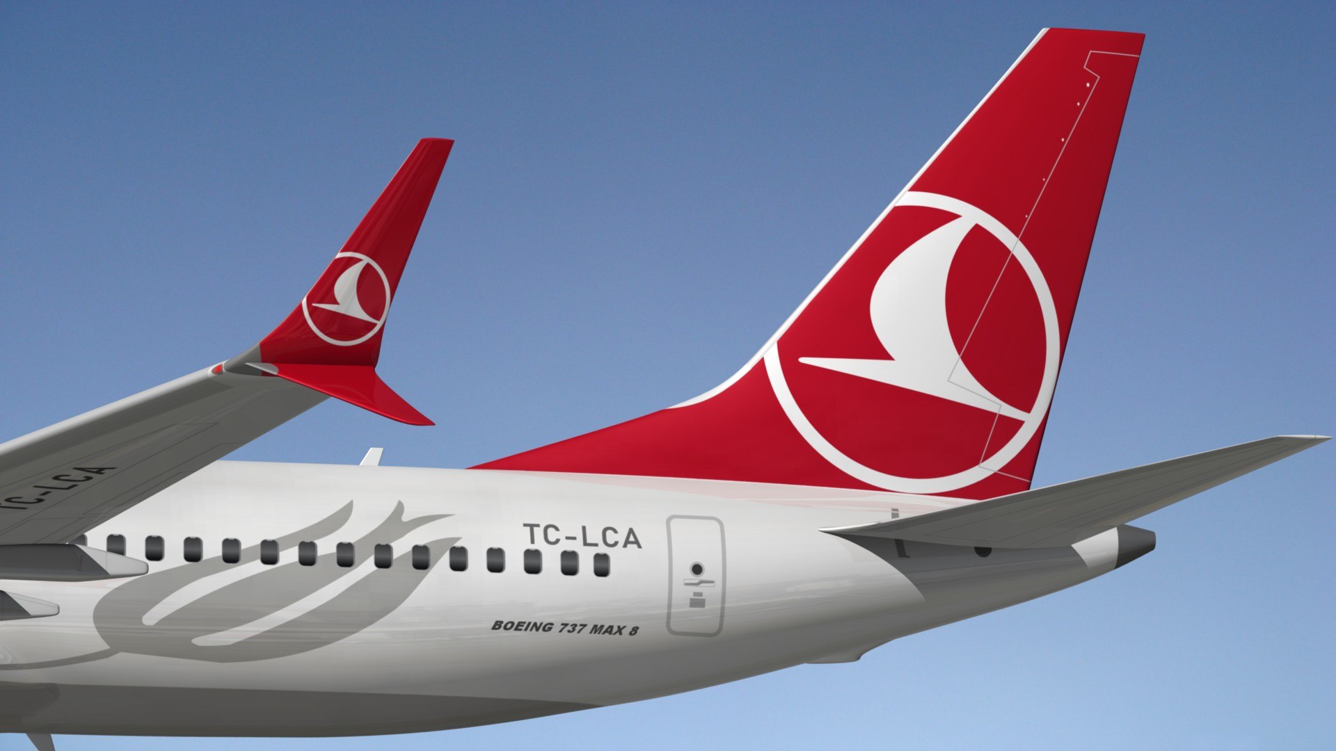 Boeing 737 Turkish 3D Model - TurboSquid 1661123