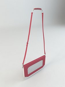 3d model of ladies designer handbag