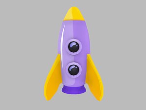 3D model rocket pinc