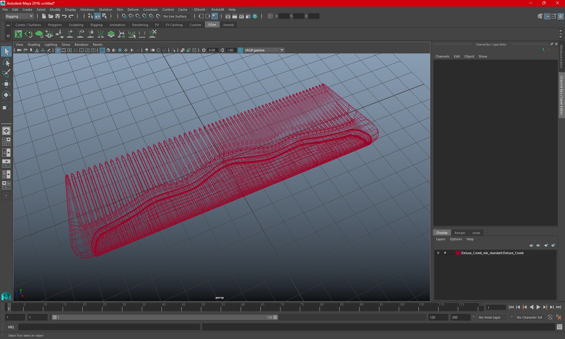 3D Deluxe Comb - TurboSquid 2077928