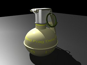 3ds max m67 hand grenade