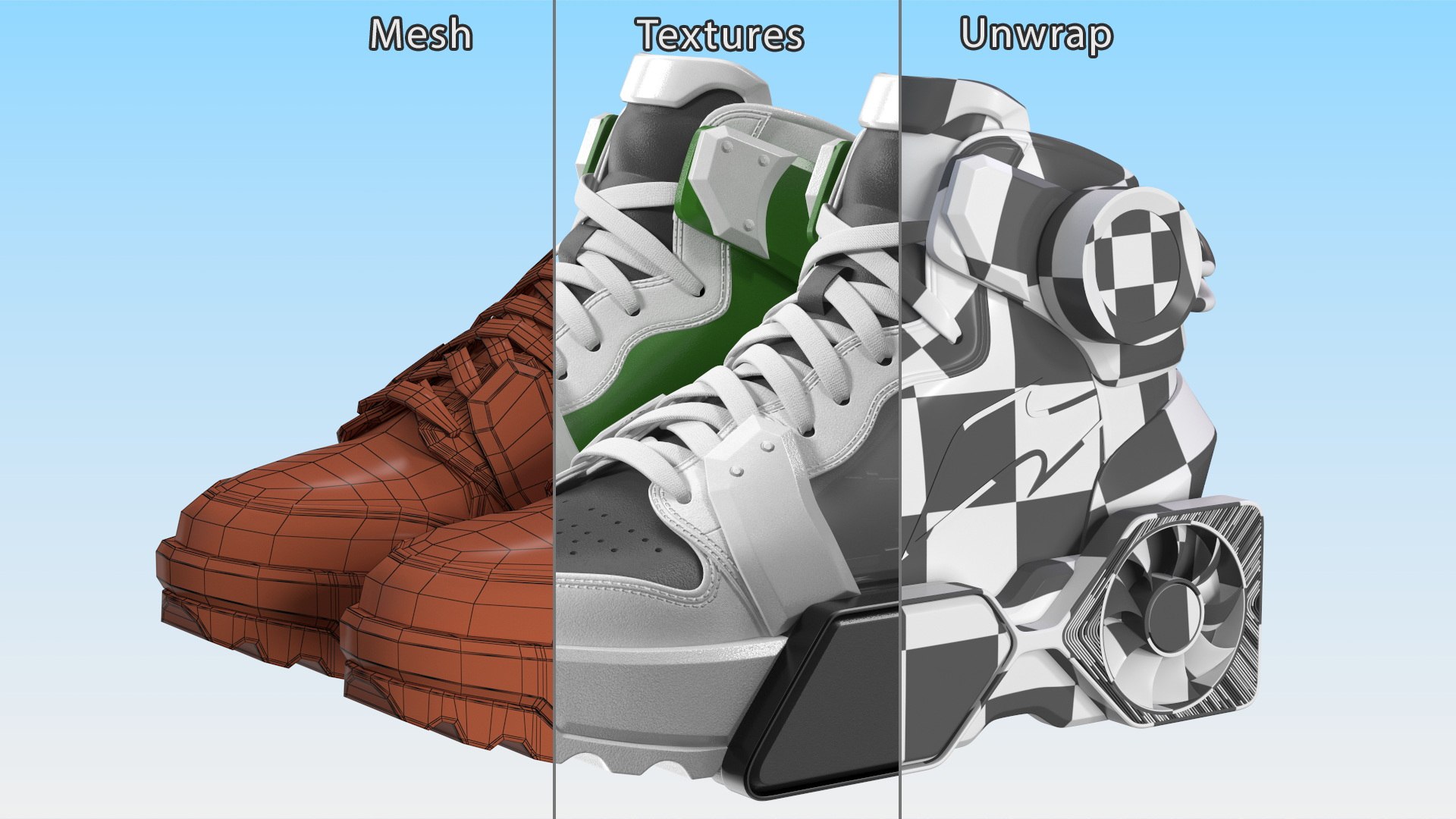 3D Sport Sneakers Collection model https://p.turbosquid.com/ts-thumb/IL/dFHjwo/fc/sportsneakerscollectionmb3dmodel009/jpg/1710347167/1920x1080/fit_q87/debb7851b13eee7fa1190cb1eacdf0e69c9380b1/sportsneakerscollectionmb3dmodel009.jpg