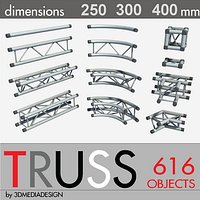 3DMD Aluminum Truss Library V1.1 R16