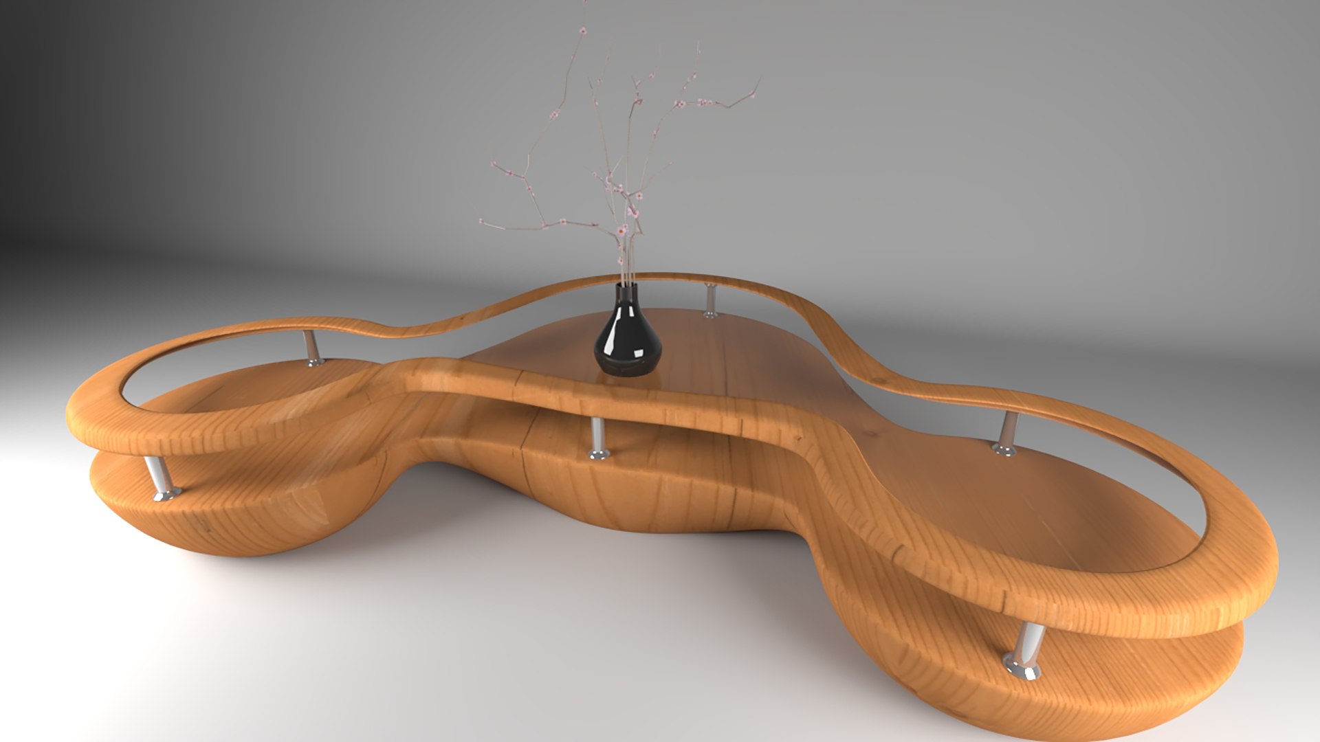 Modern Wooden Livingroom Table Model - TurboSquid 2258782