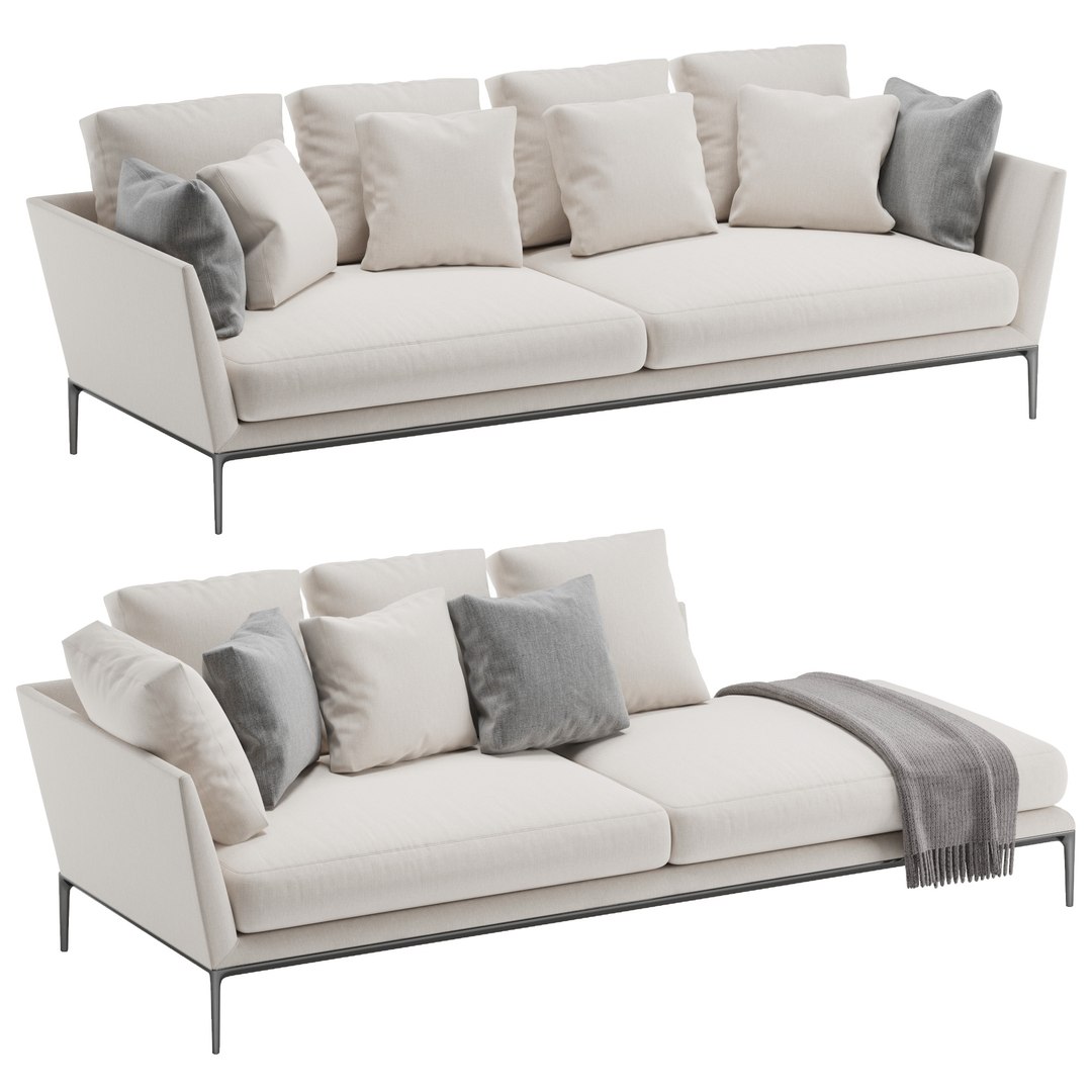 3D BeB Italia Atoll Sofa - TurboSquid 2125448