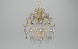 3d model of rosendal chandelier