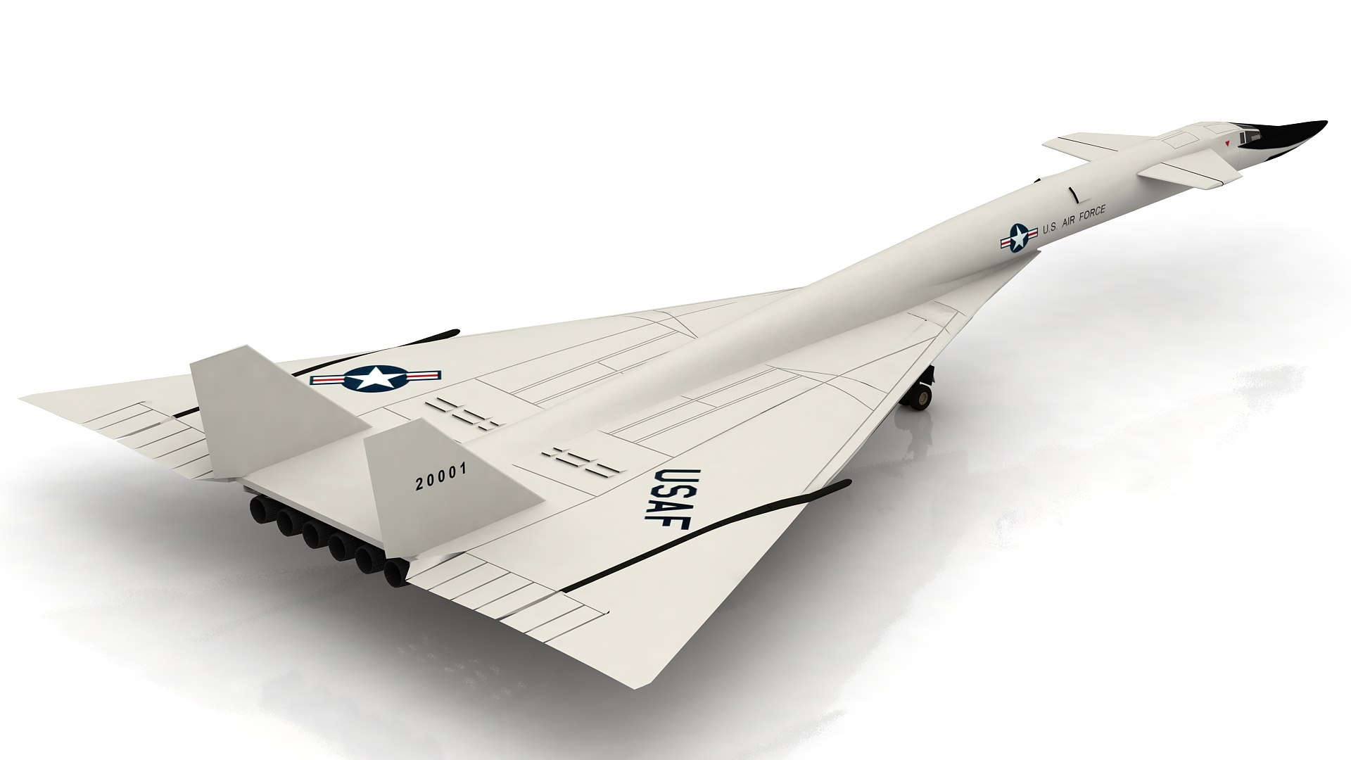 XB-70 Valkyrie, 3D models download