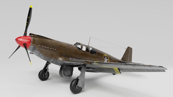 3D model p-51 mustang