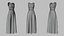 Dress 31 Indigo Velvet With Design