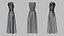 Dress 31 Indigo Velvet With Design