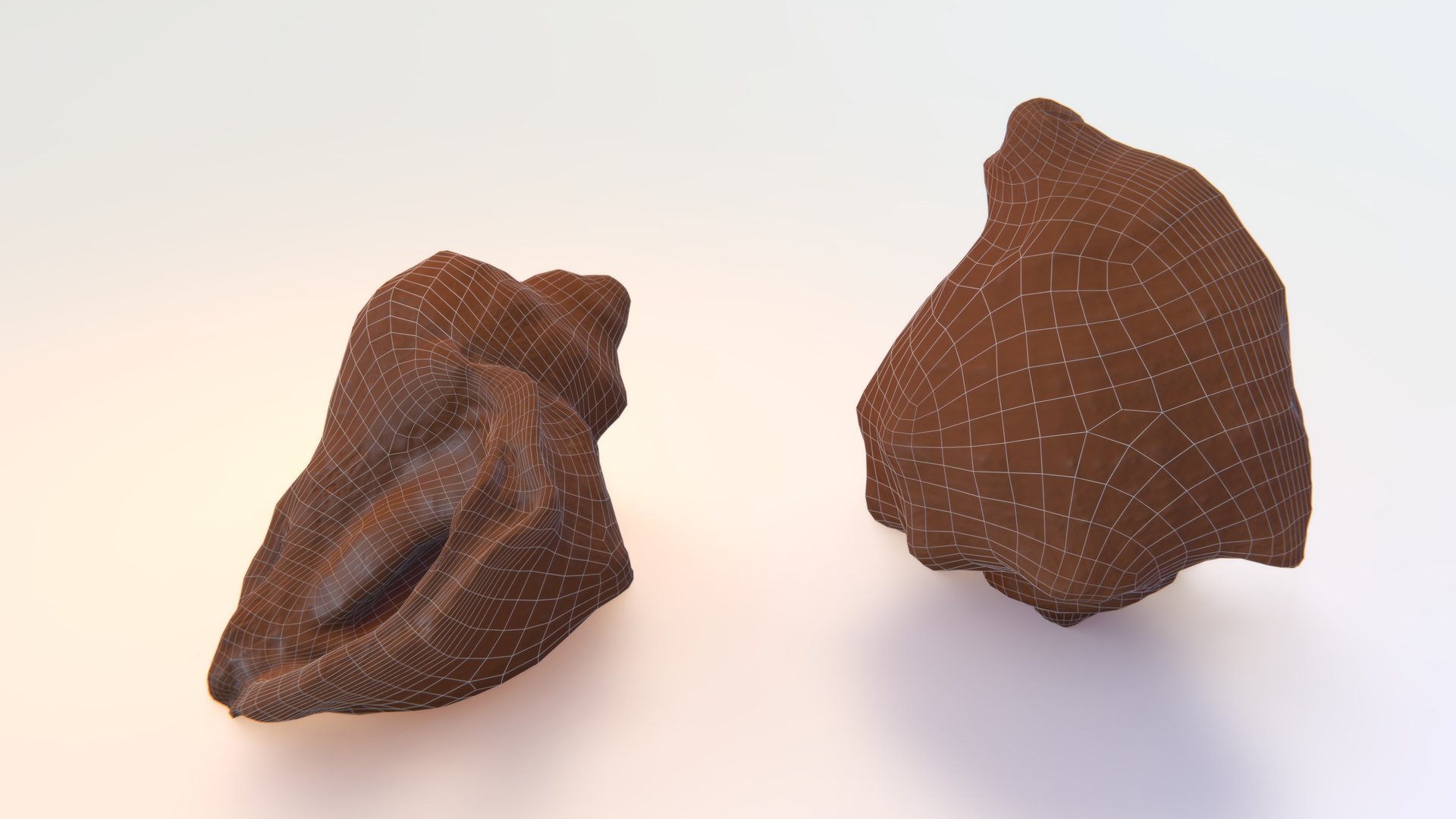 3D seashell rapana model - TurboSquid 1475577