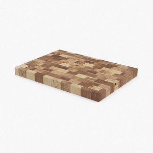 butcher-block-chopping-board-1 3d max