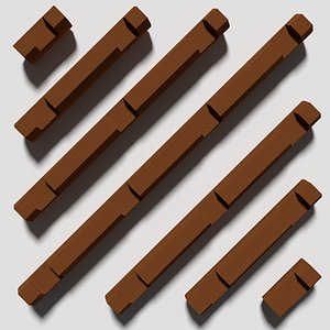 3d log toy model