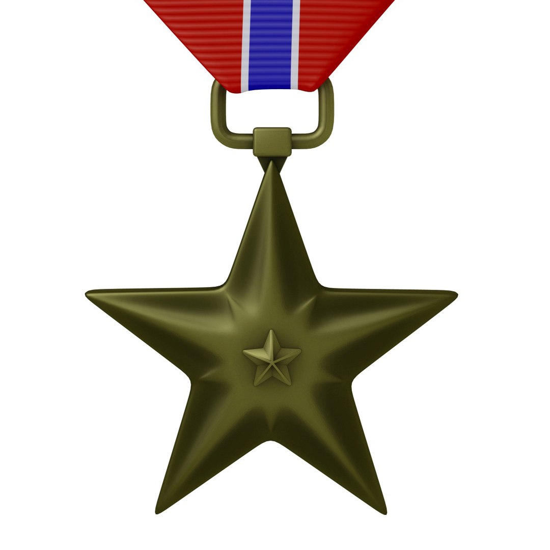 Bronze Star Medal 3d Model