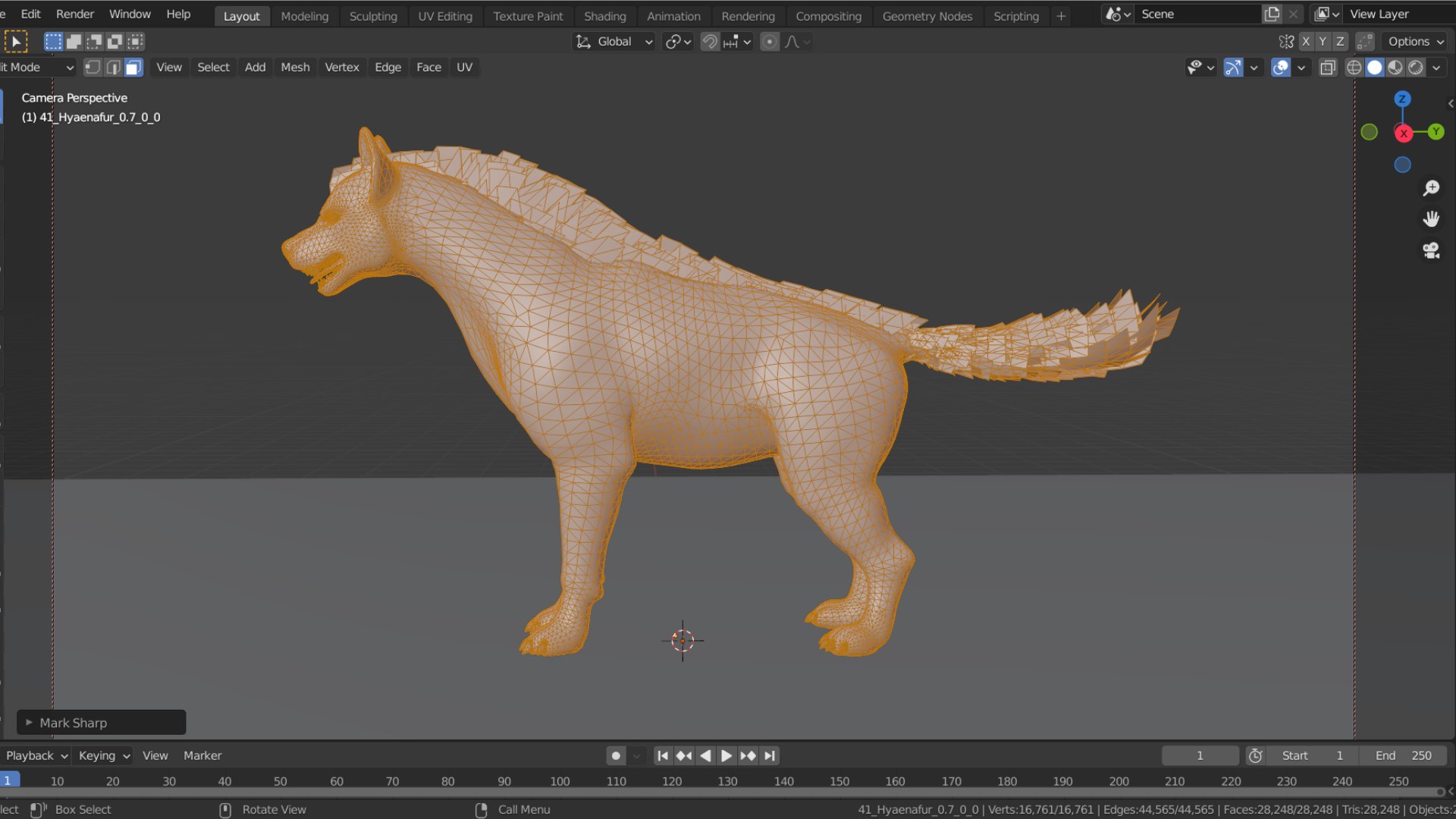 3D model Hyena Rigged https://p.turbosquid.com/ts-thumb/IL/sYCtrw/zm/wireframe/png/1674192353/1920x1080/fit_q87/b1887463ab3031fd85e8dcc1f063c1f64be559d3/wireframe.jpg