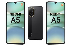 Xiaomi Redmi A5 4G Black Low Poly 3D