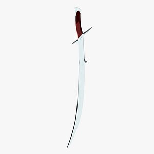 Medieval Sword L1779 3D model