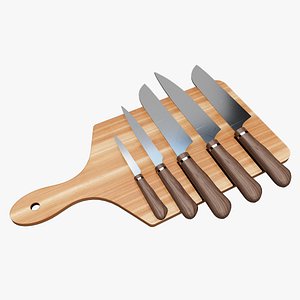 Kitchen Knife Set 3D model