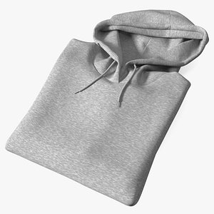 3D Folded Sweatshirt with Hood
