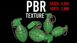 mk2 grenade 3D model