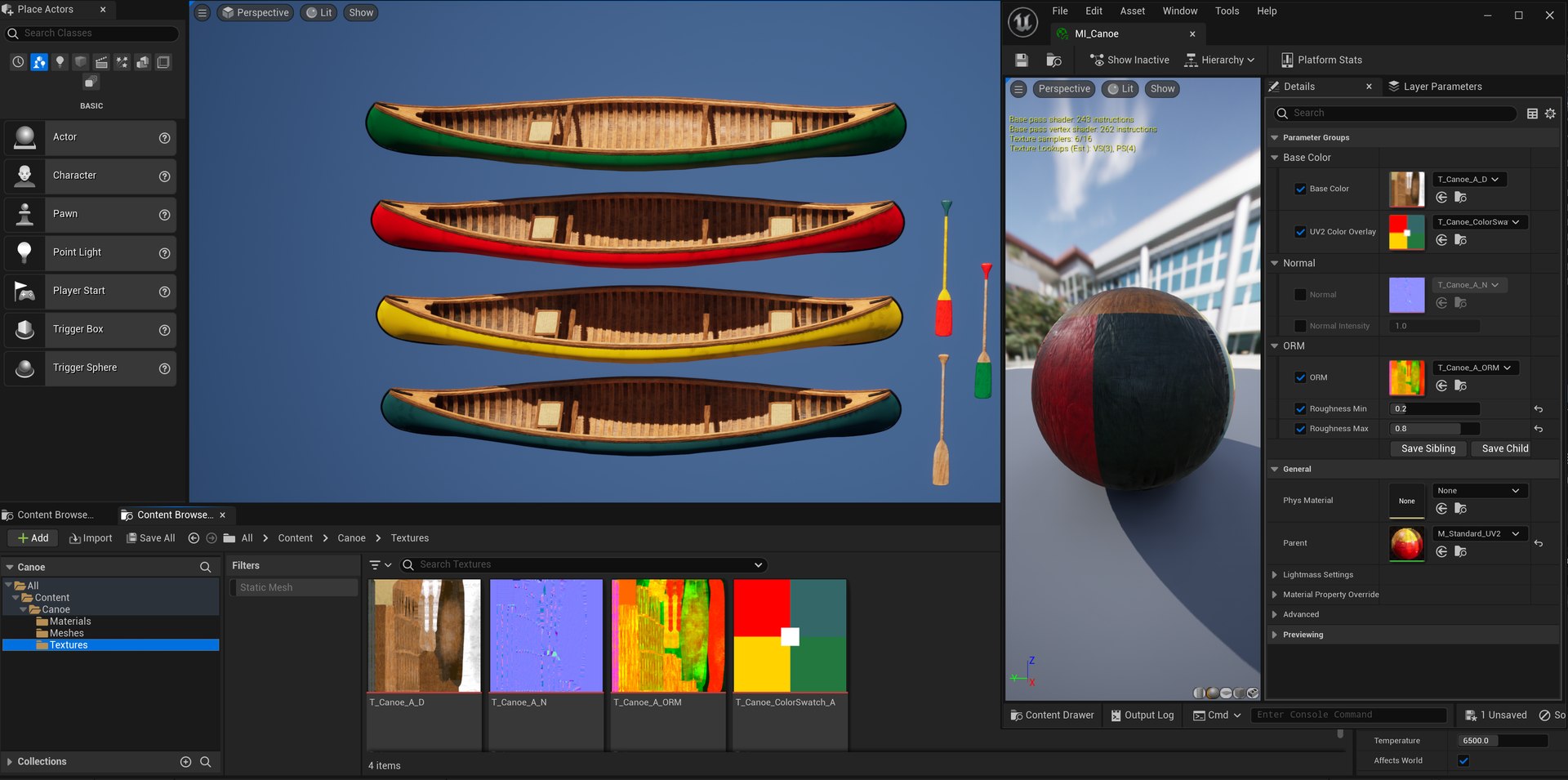 Wooden Canoe 3D Model - TurboSquid 2381472