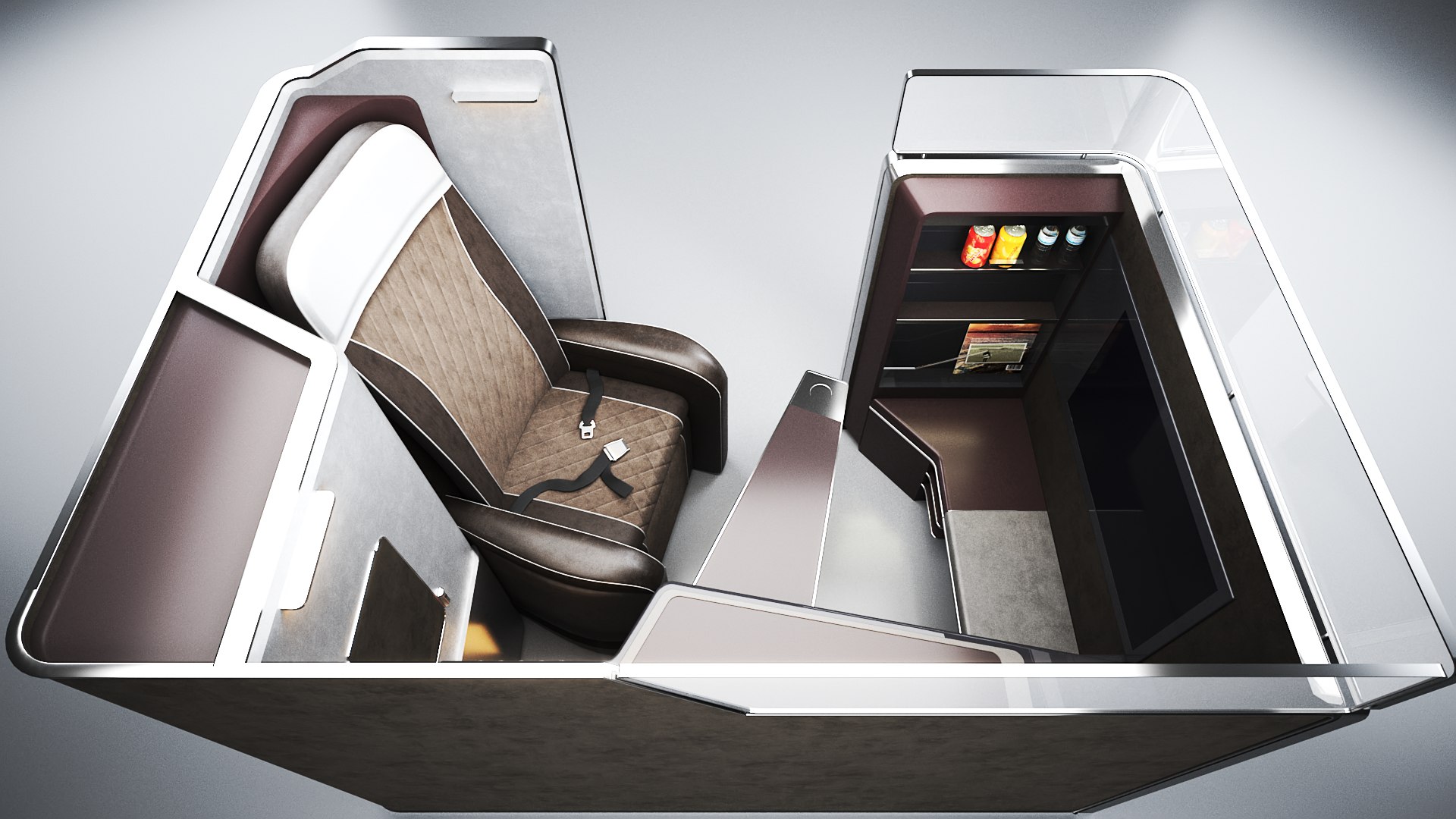 First Class Passenger Seat 3D model - TurboSquid 2165044