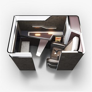 First Class Passenger Seat 3D model