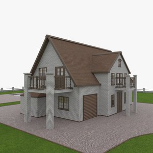 villa 3D model