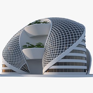 Sci-Fi Futuristic Building Concept 20